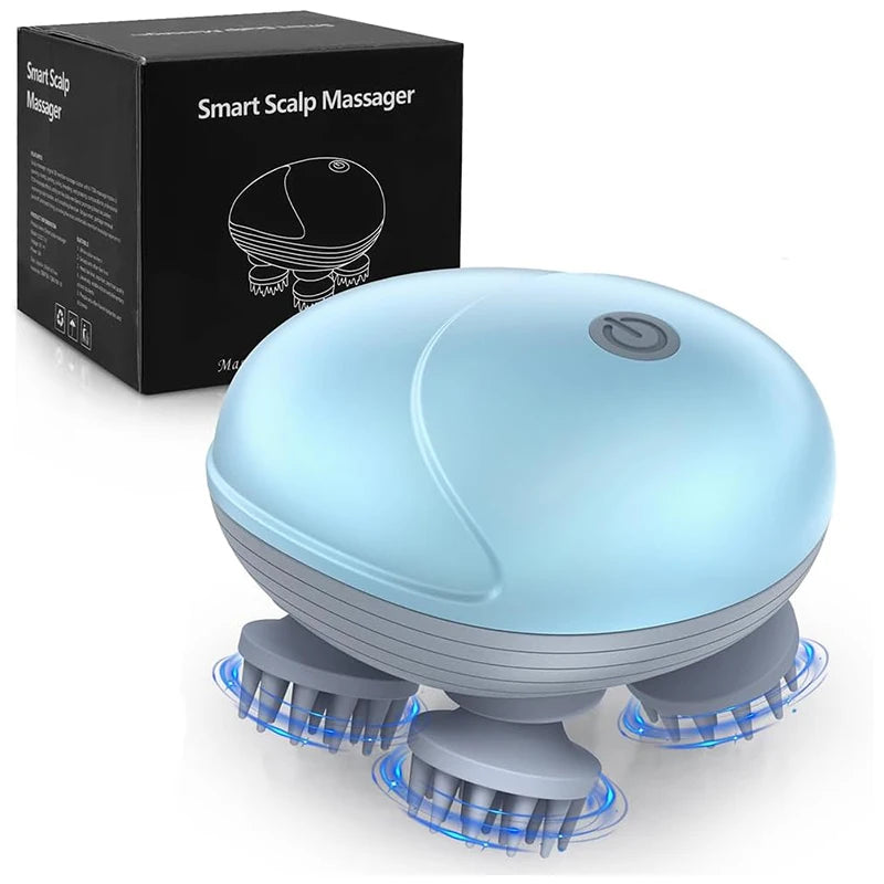 Masajeador Capilar Somnara – Masaje de Cabeza Eléctrico Resistente al Agua