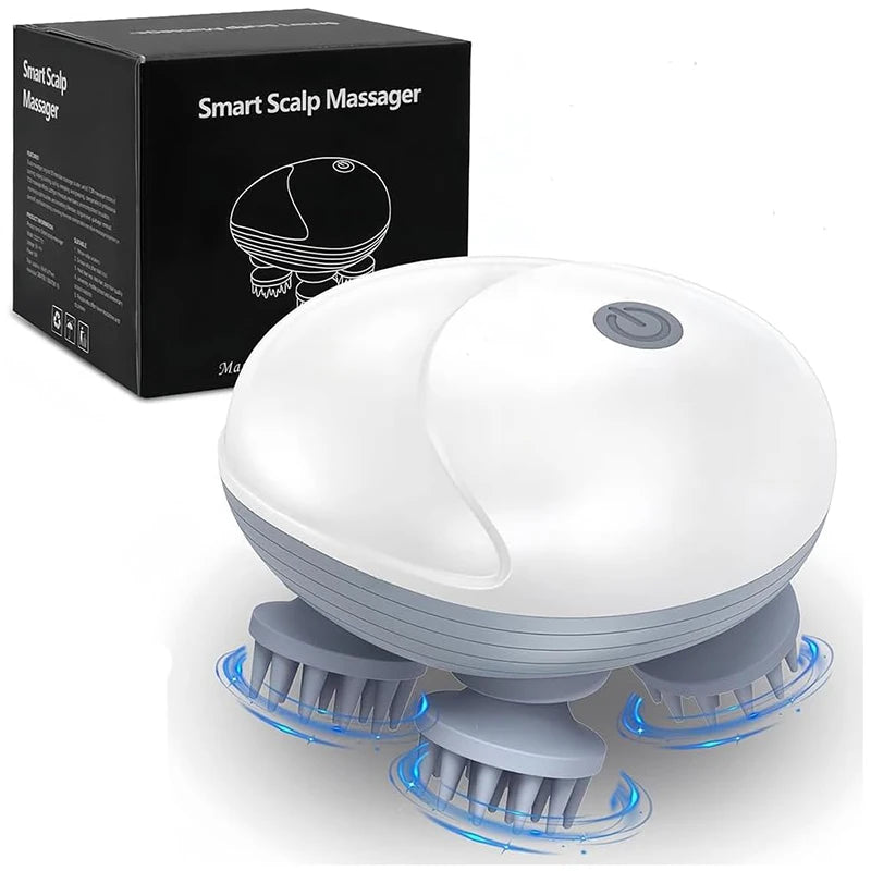 Masajeador Capilar Somnara – Masaje de Cabeza Eléctrico Resistente al Agua