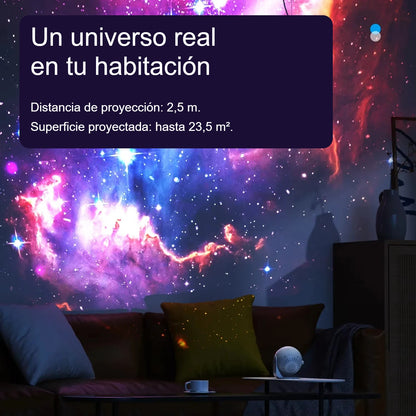 Proyector de Galaxias Somnara – Cielo Estrellado 360° con Mando