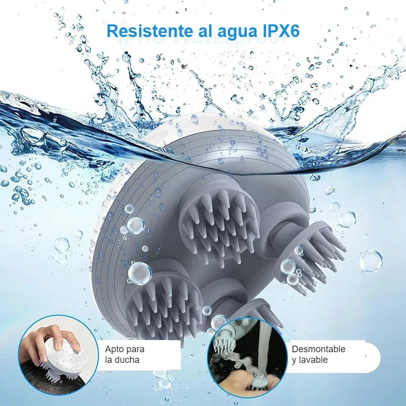 Masajeador Capilar Somnara – Masaje de Cabeza Eléctrico Resistente al Agua