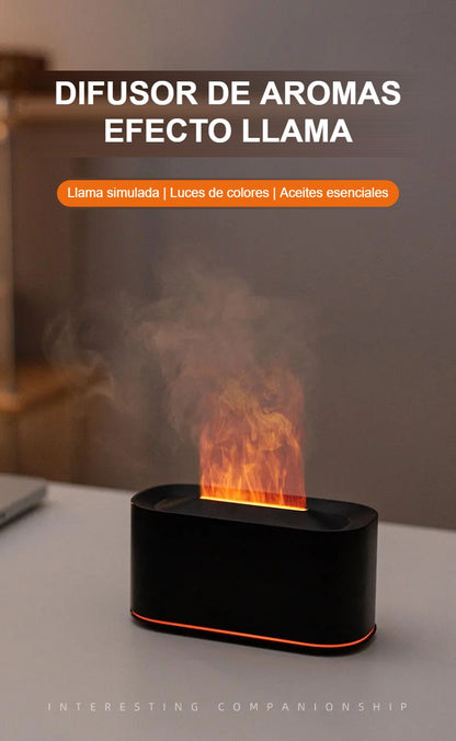 Difusor Llama Somnara – Humidificador Aromático con Efecto Fuego