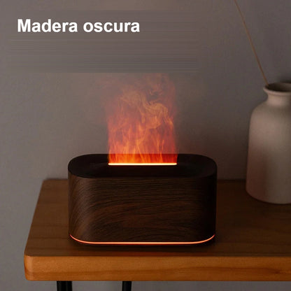 Difusor Llama Somnara – Humidificador Aromático con Efecto Fuego